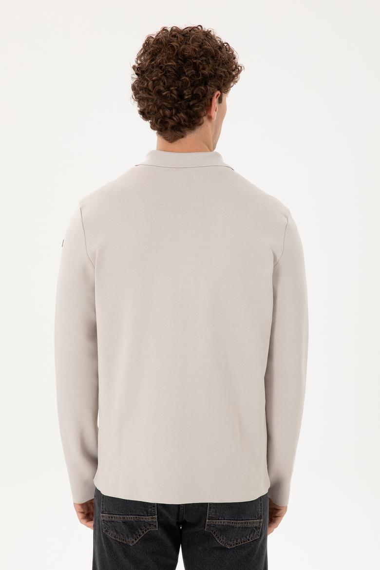 Erkek Taş Triko Hırka - 50294169019