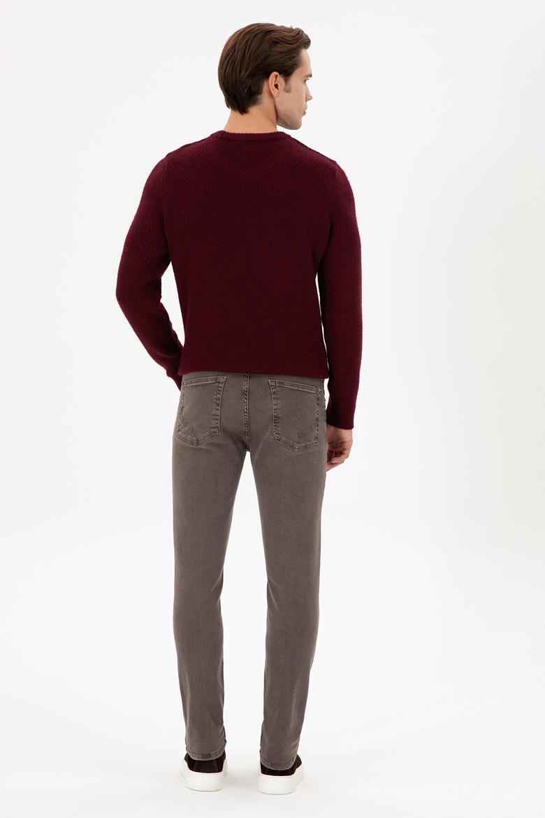Erkek Kahverengi Jean Pantolon - 50295866135