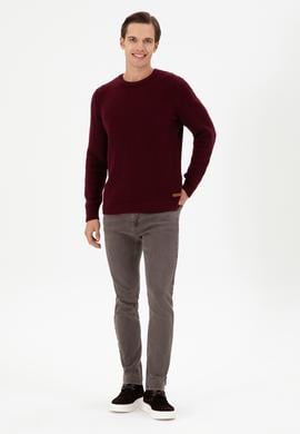 Erkek Kahverengi Jean Pantolon - 50295866135