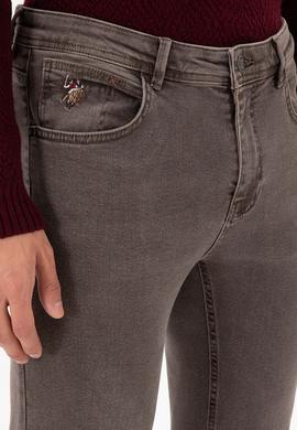 Erkek Kahverengi Jean Pantolon - 50295866135