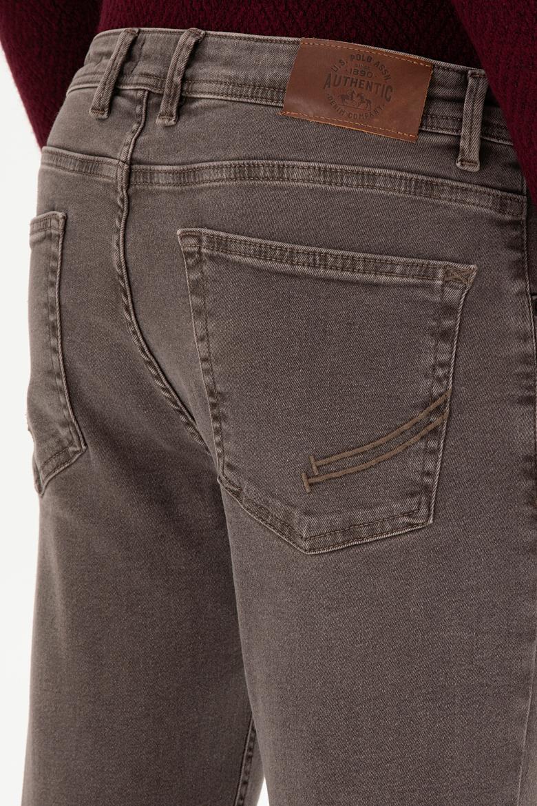 Erkek Kahverengi Jean Pantolon - 50295866135