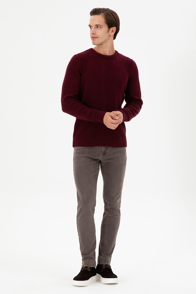 Erkek Kahverengi Jean Pantolon - 50295866135