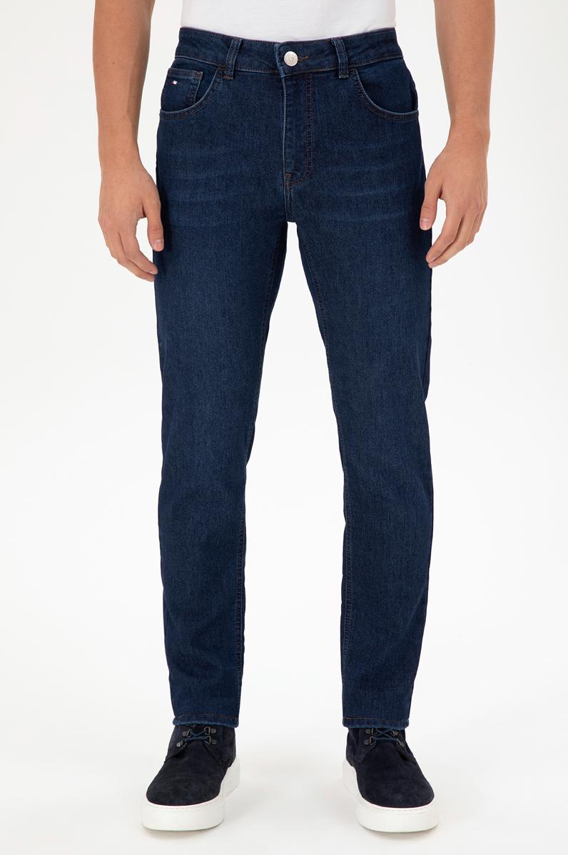 Erkek İndigo Jean Pantolon