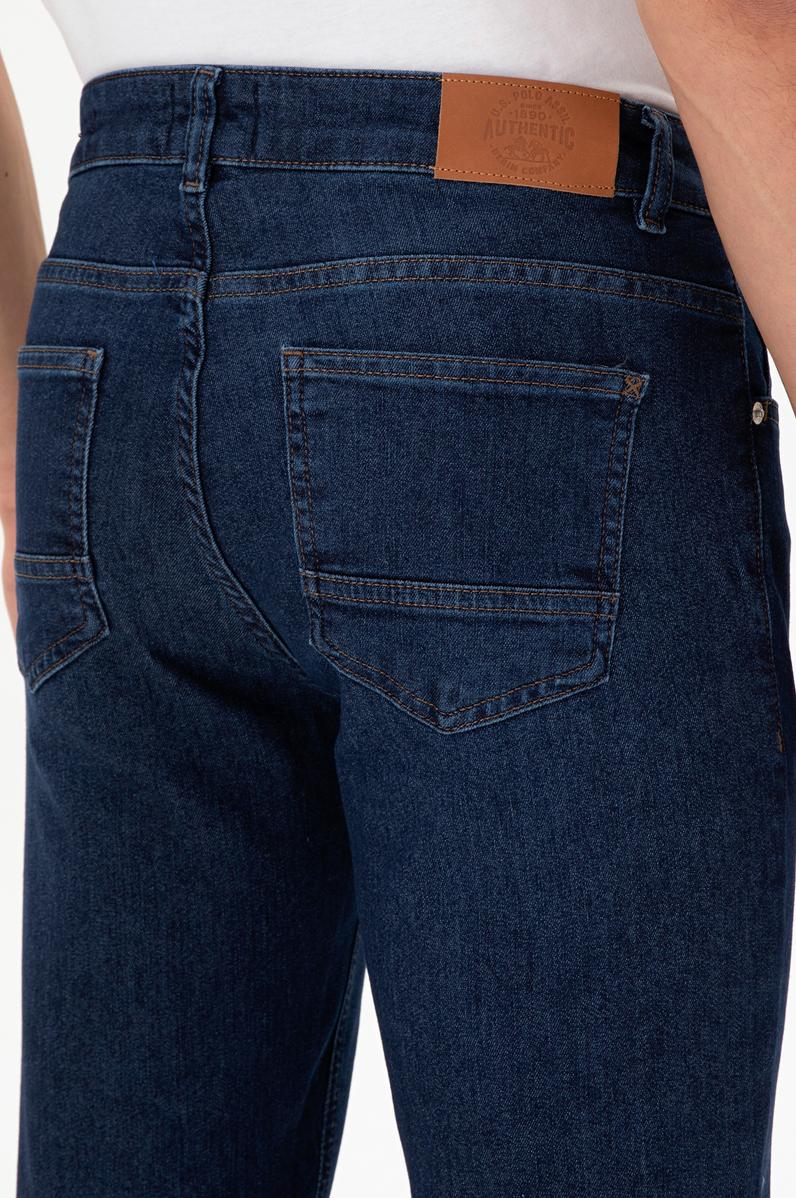 Erkek İndigo Jean Pantolon