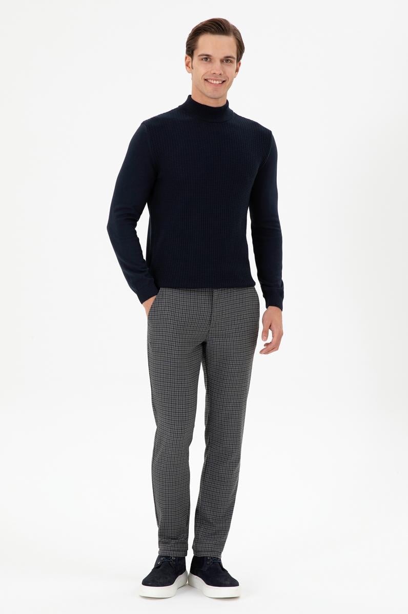 Erkek Yeşil Kanvas Pantolon