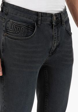 Erkek Gri Slim Fit Jean Pantolon - 50290008114