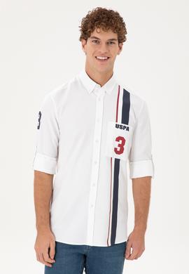 Erkek Beyaz Uzun Kollu Gömlek - 50293490013