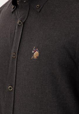 Erkek Siyah Uzun Kollu Basic Gömlek - 50293980108