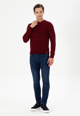 Erkek Koyu Mavi Jean Pantolon - 50297513013