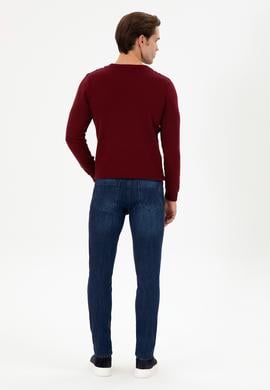 Erkek Koyu Mavi Jean Pantolon - 50297513013