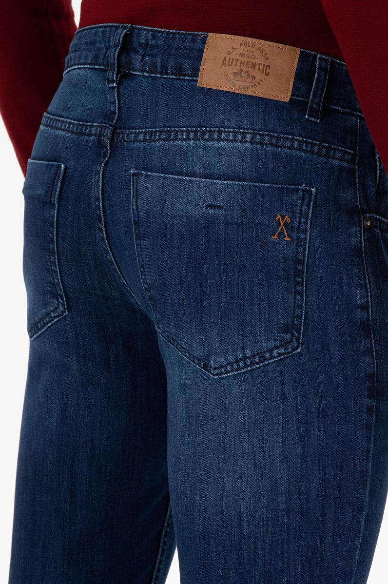 Erkek Koyu Mavi Jean Pantolon