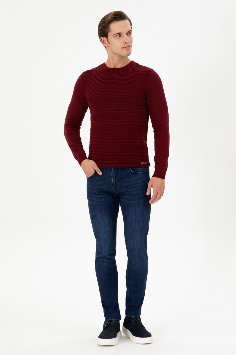 Erkek Koyu Mavi Jean Pantolon