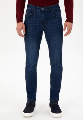 Erkek Koyu Mavi Jean Pantolon - 50297513013