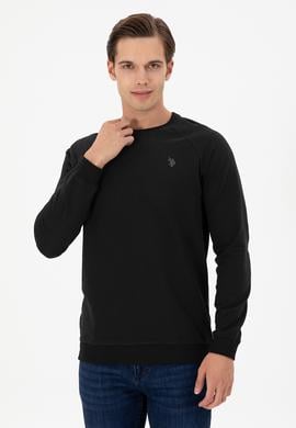 Erkek Siyah Basic Sweatshirt - 50295159003
