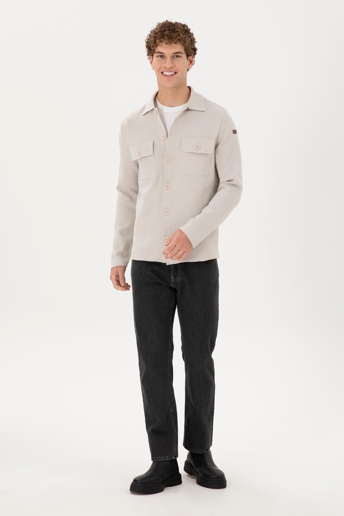 Erkek Siyah Straight Fit Jean Pantolon