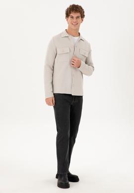 Erkek Siyah Straight Fit Jean Pantolon - 50296870013