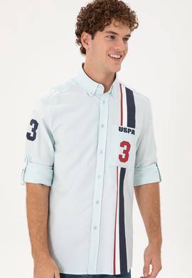 Erkek Açık Mavi Uzun Kollu Gömlek - 50293490003