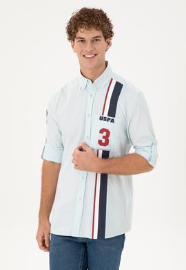 Erkek Açık Mavi Uzun Kollu Gömlek - 50293490003