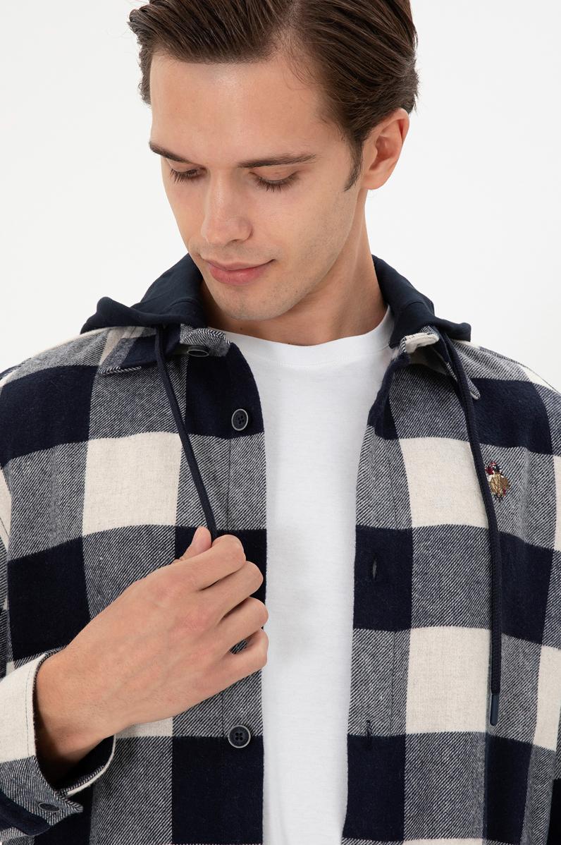 Erkek Lacivert Uzun Kollu Gömlek