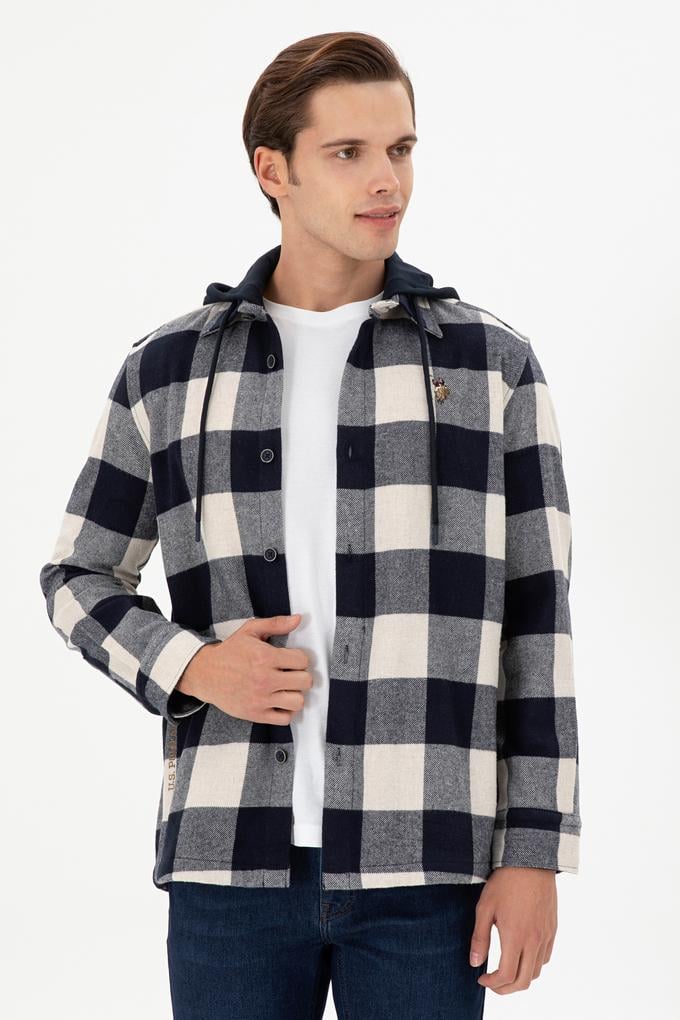 Erkek Lacivert Uzun Kollu Gömlek