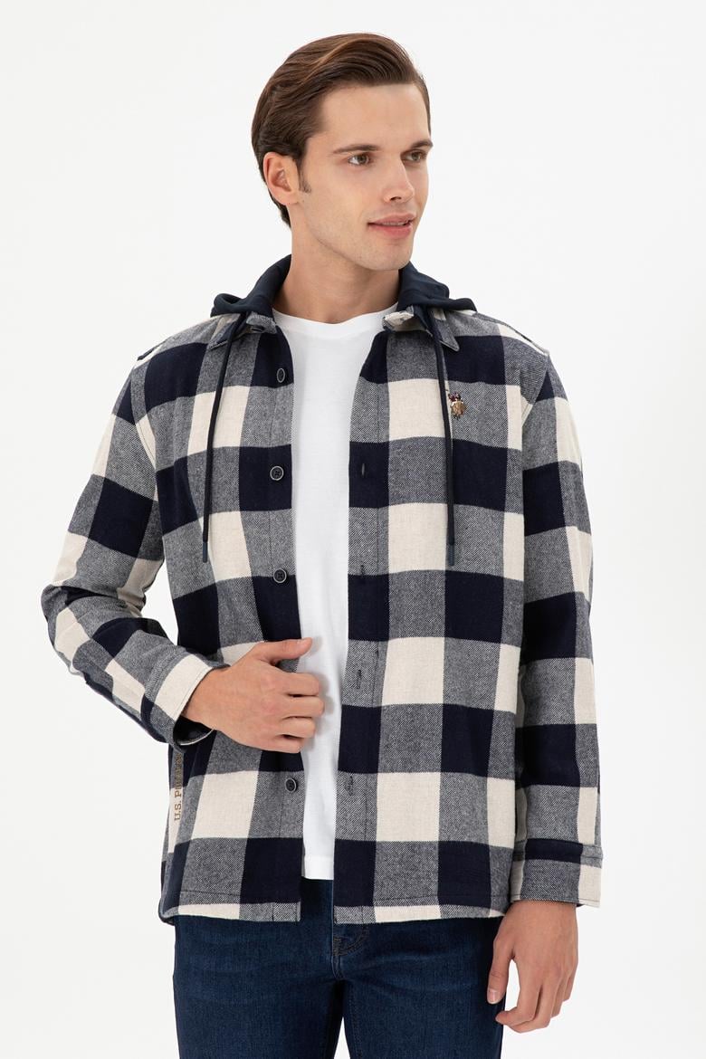 Erkek Lacivert Uzun Kollu Gömlek