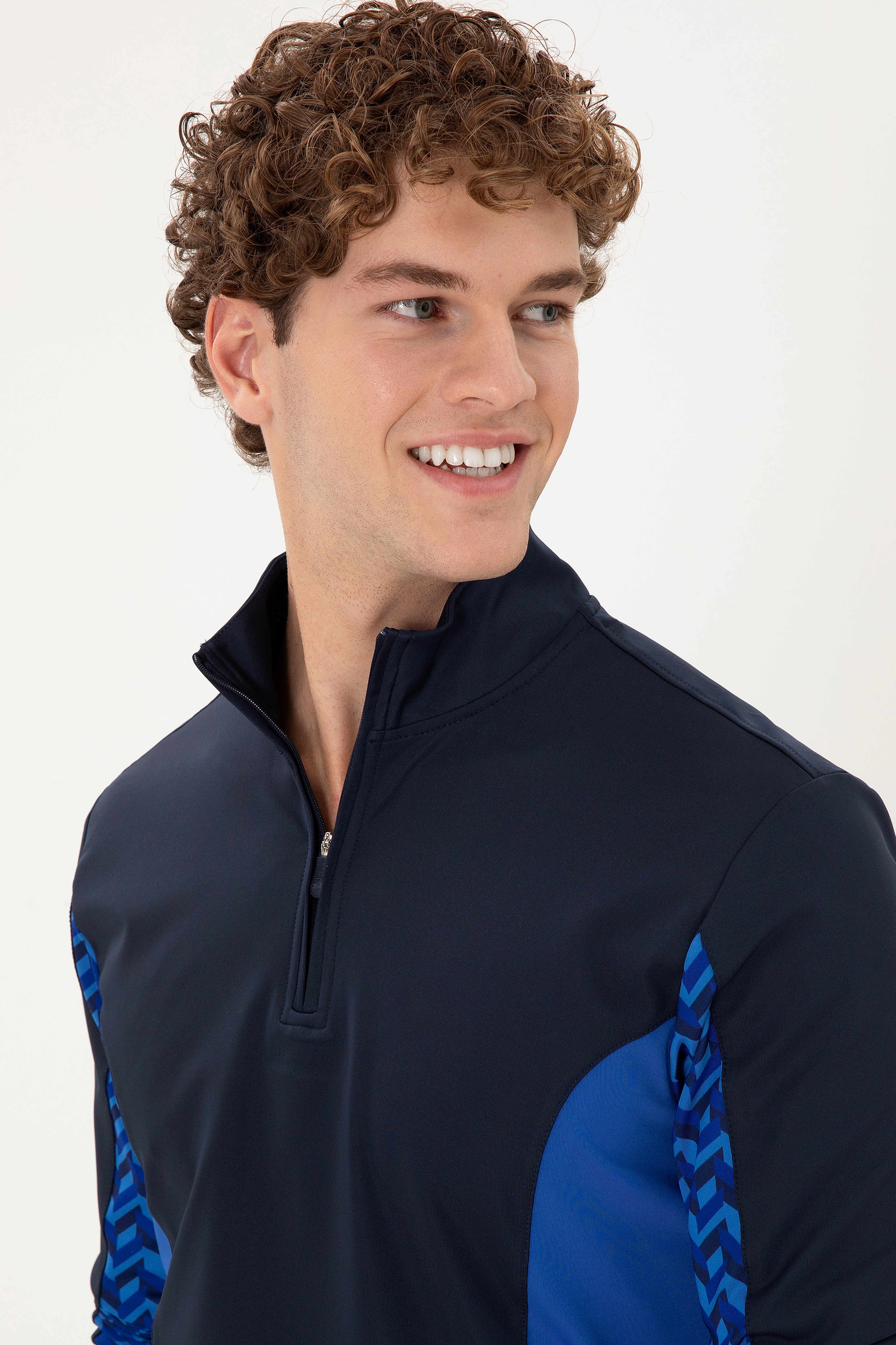 Erkek Lacivert Sweatshirt - Image 2