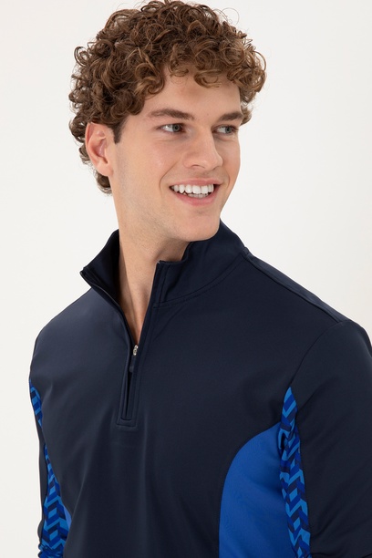Erkek Lacivert Sweatshirt