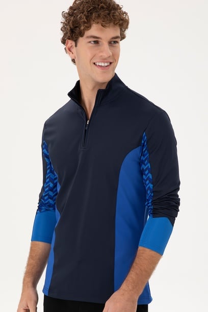Erkek Lacivert Sweatshirt