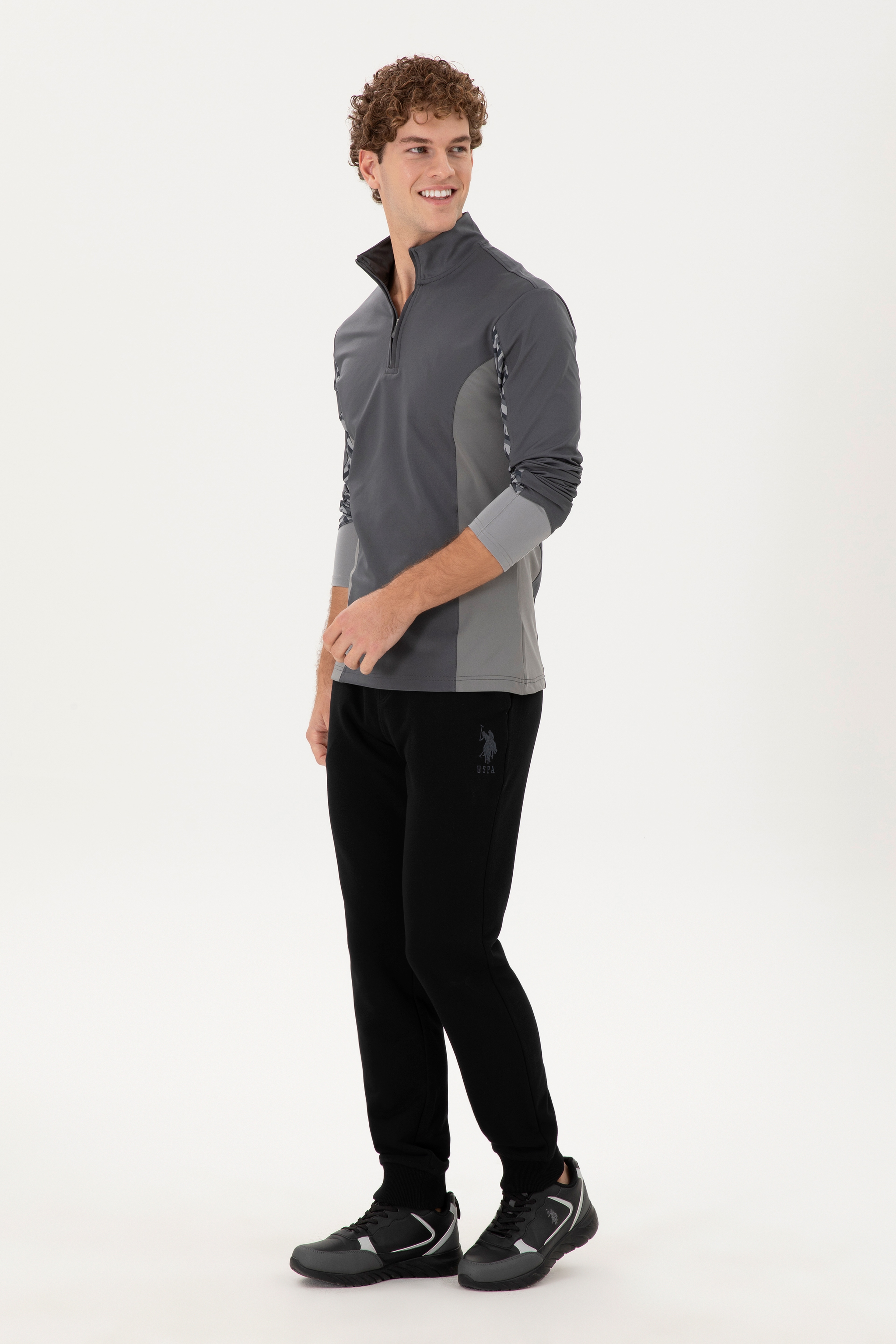 Erkek Antrasit Sweatshirt - Image 4