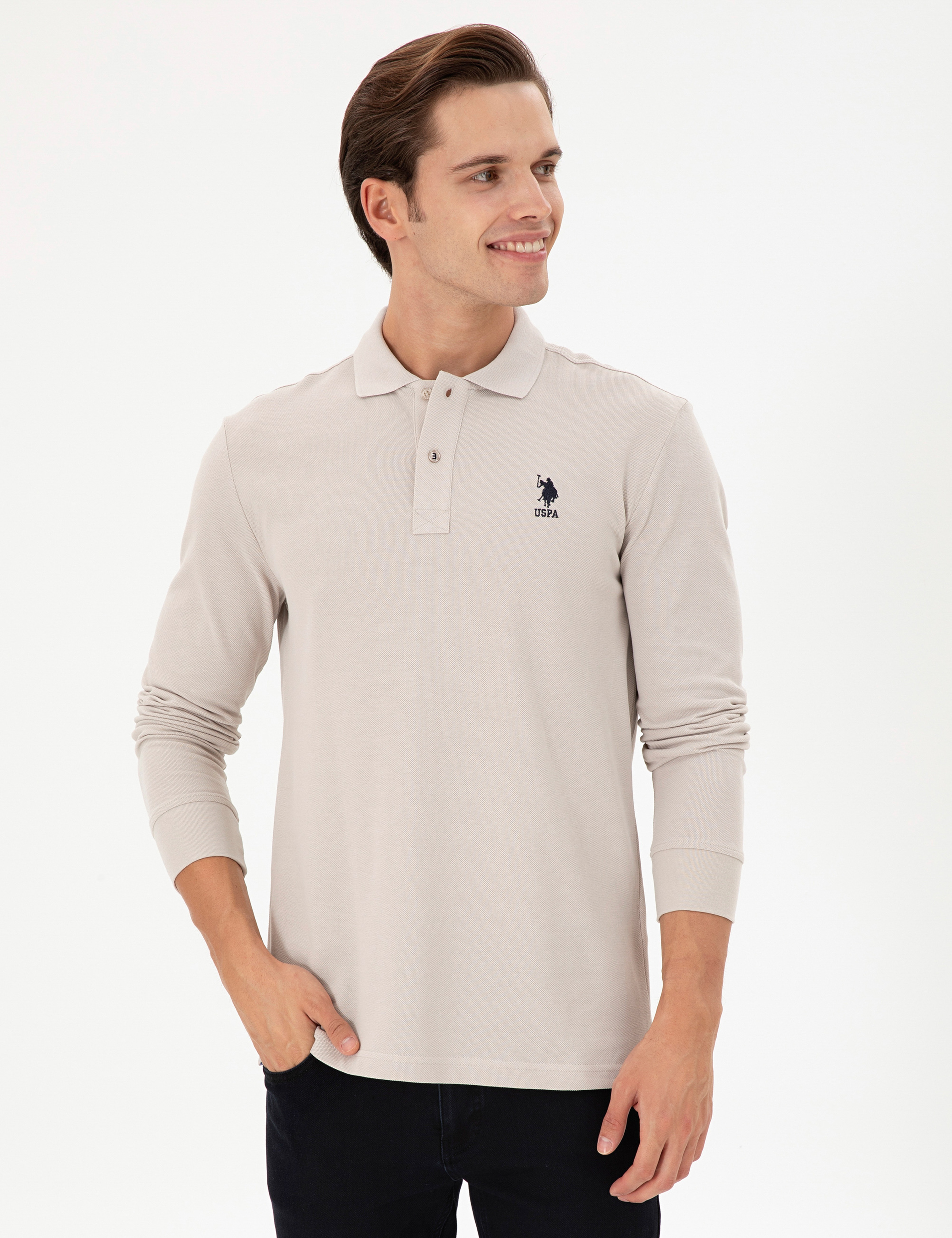 Erkek Taş Basic Sweatshirt - Image 1