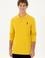 Erkek Sarı Basic Sweatshirt