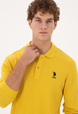 Erkek Sarı Basic Sweatshirt - 50289062327