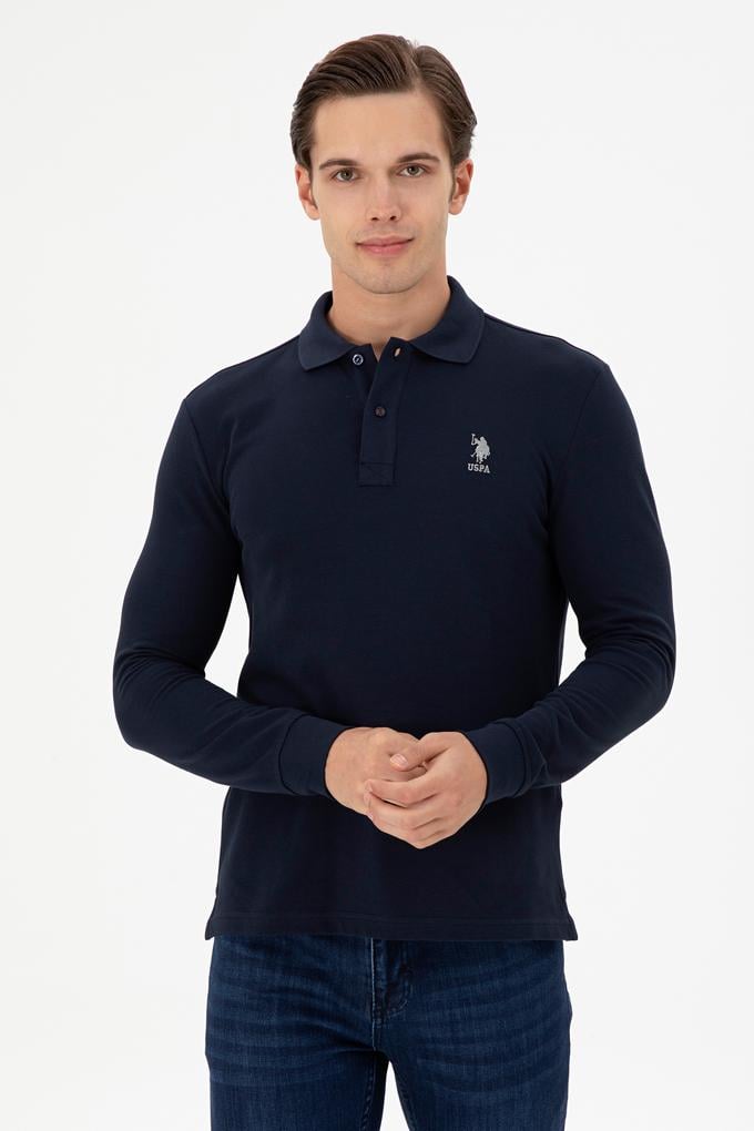 Erkek Lacivert Basic Sweatshirt