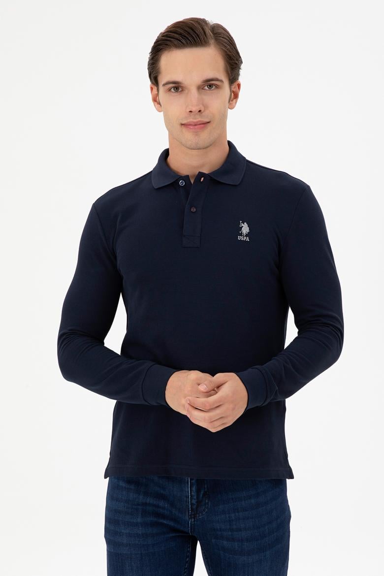 Erkek Lacivert Basic Sweatshirt