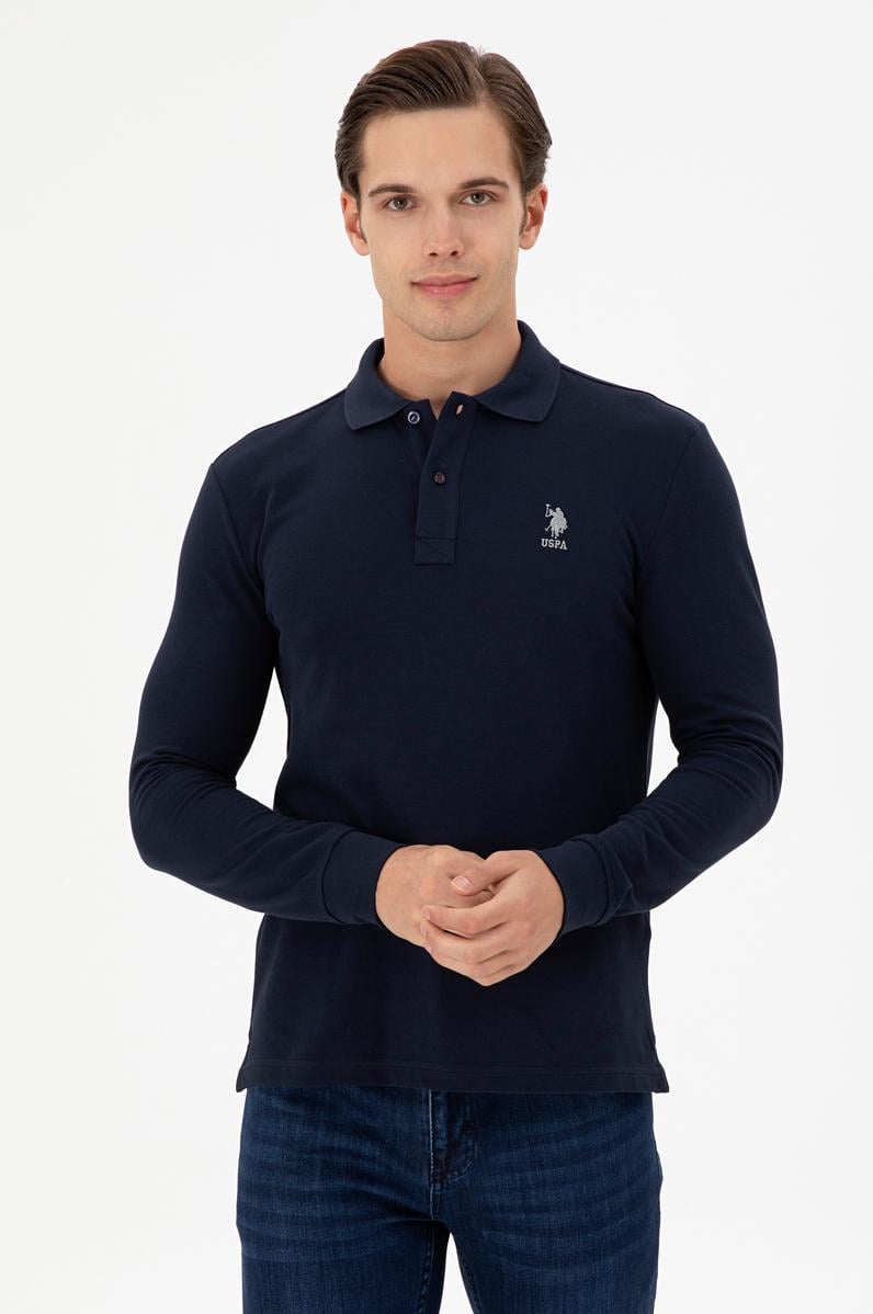 Erkek Lacivert Basic Sweatshirt