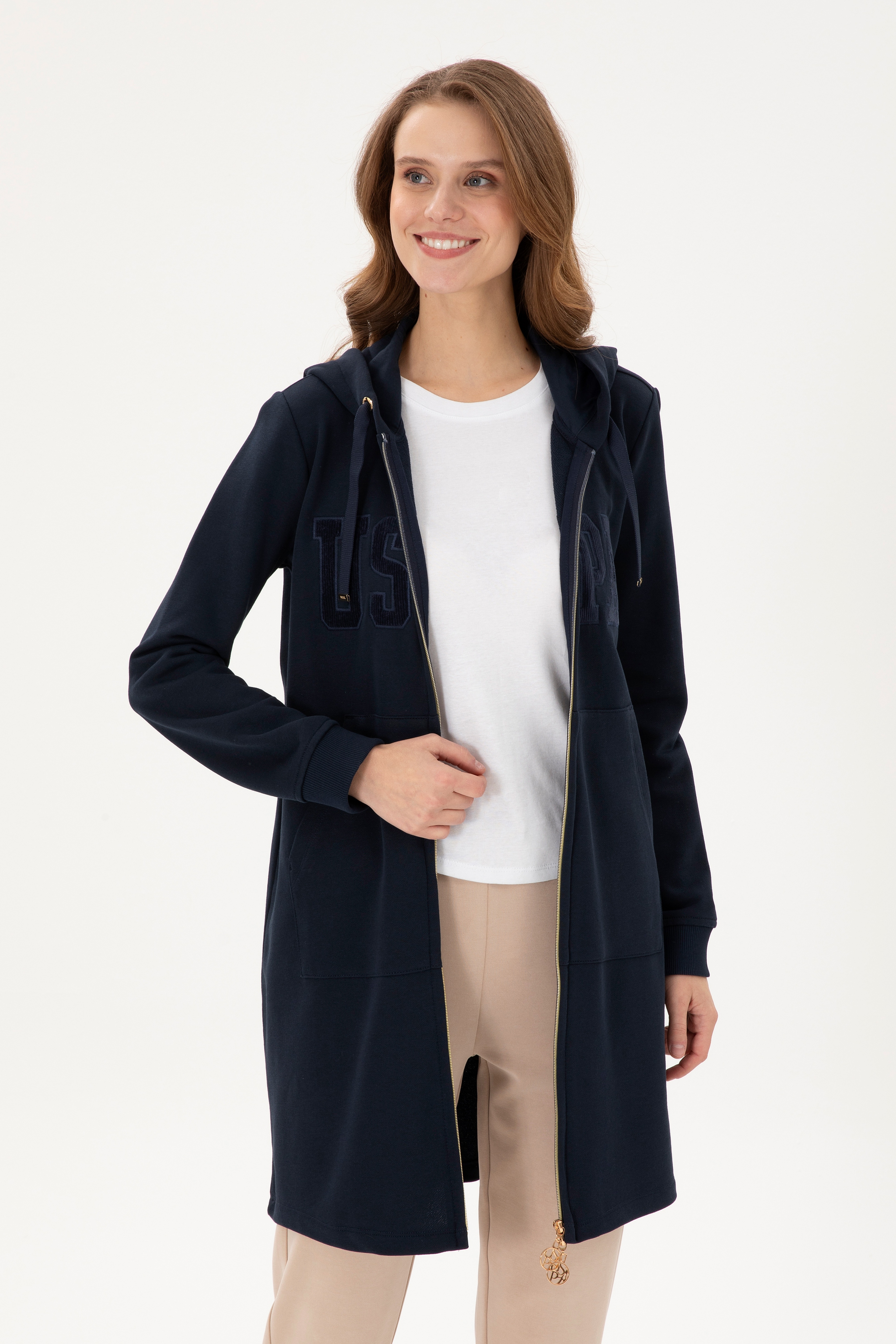 Kadın Lacivert Sweatshirt - Image 1