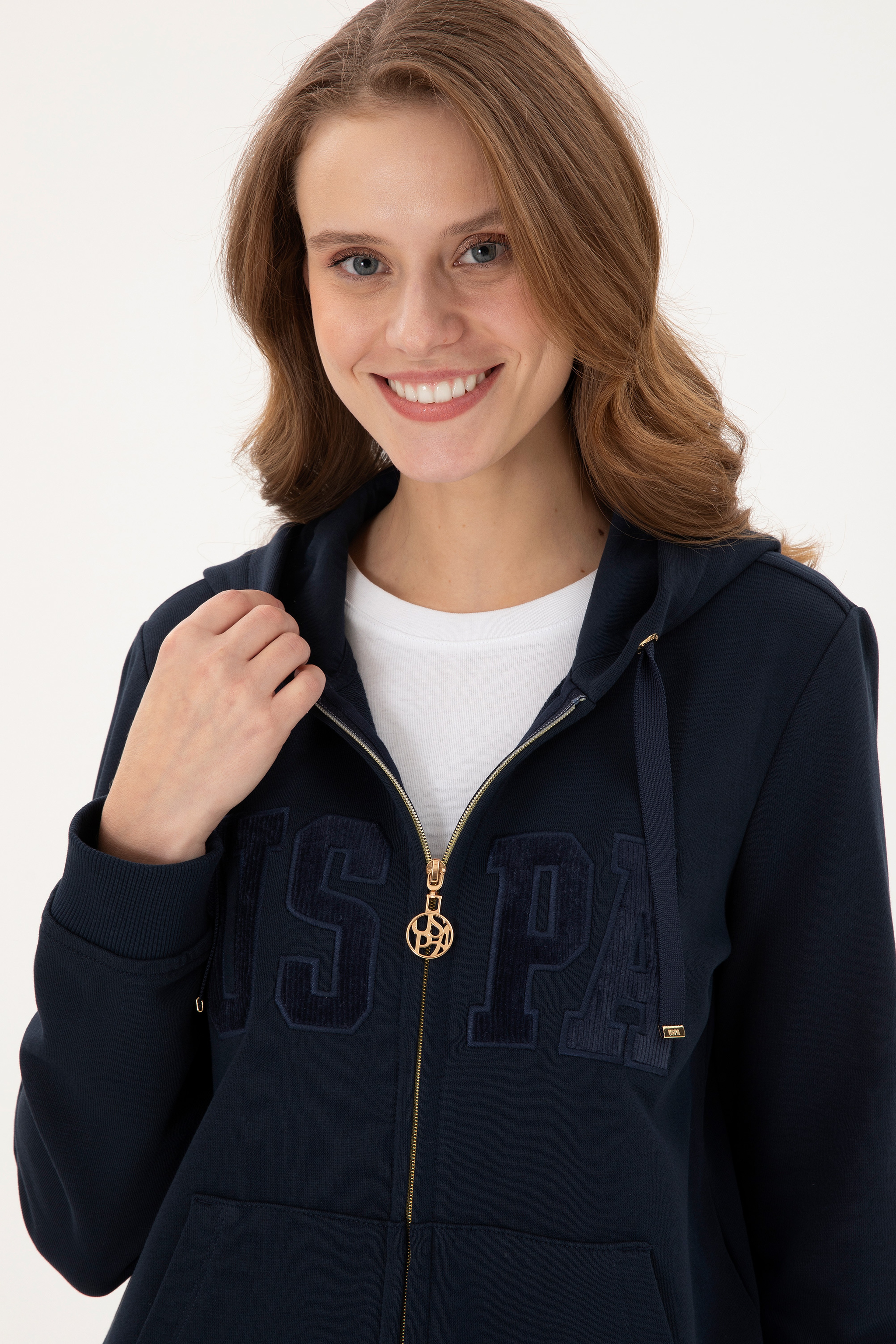 Kadın Lacivert Sweatshirt - Image 2