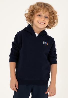 Erkek Çocuk Lacivert Kapüşonlu Sweatshirt - 50293489003