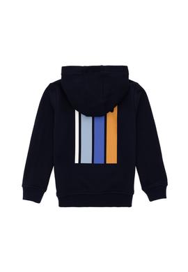 Erkek Çocuk Lacivert Kapüşonlu Sweatshirt - 50293489003