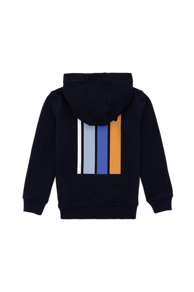 Erkek Çocuk Lacivert Kapüşonlu Sweatshirt - 50293489003