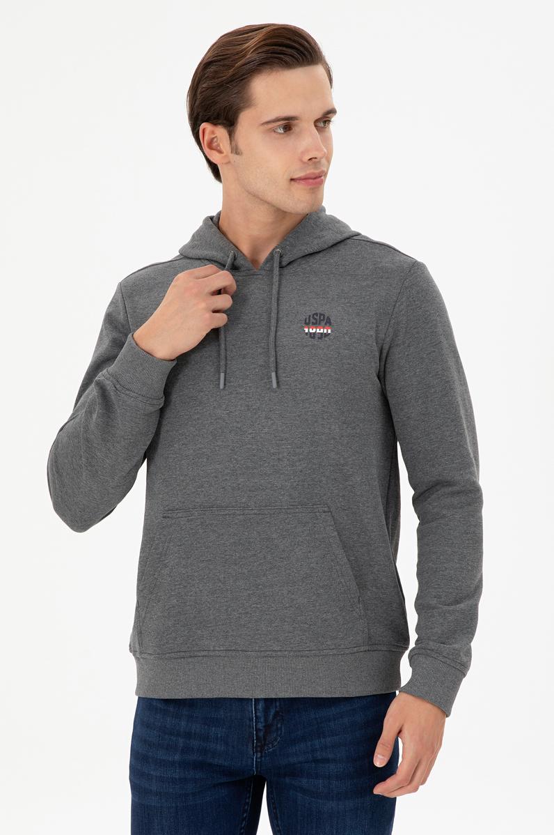 Erkek Antrasit Melanj Sweatshirt