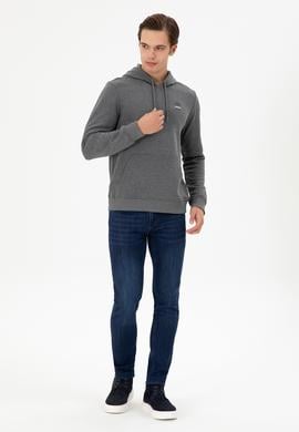 Erkek Antrasit Melanj Sweatshirt - 50293454033