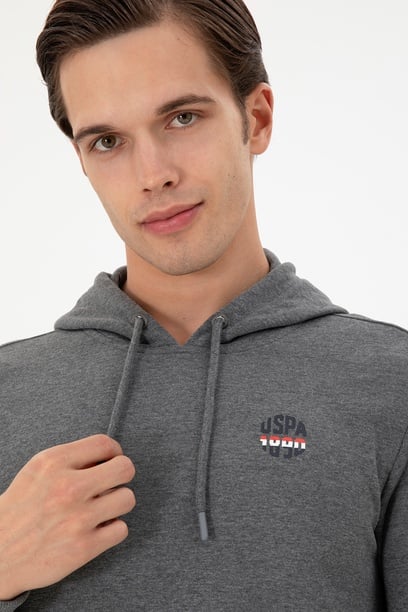 Erkek Antrasit Melanj Sweatshirt