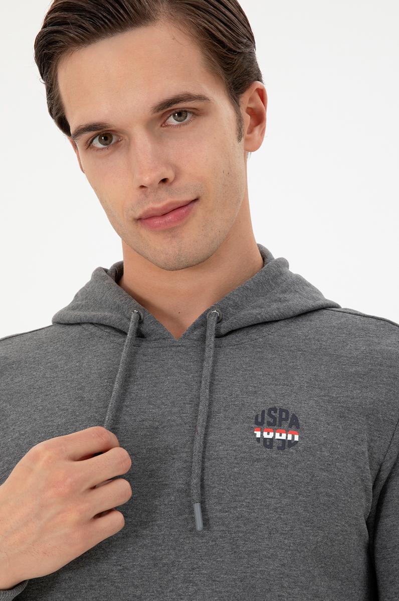 Erkek Antrasit Melanj Sweatshirt