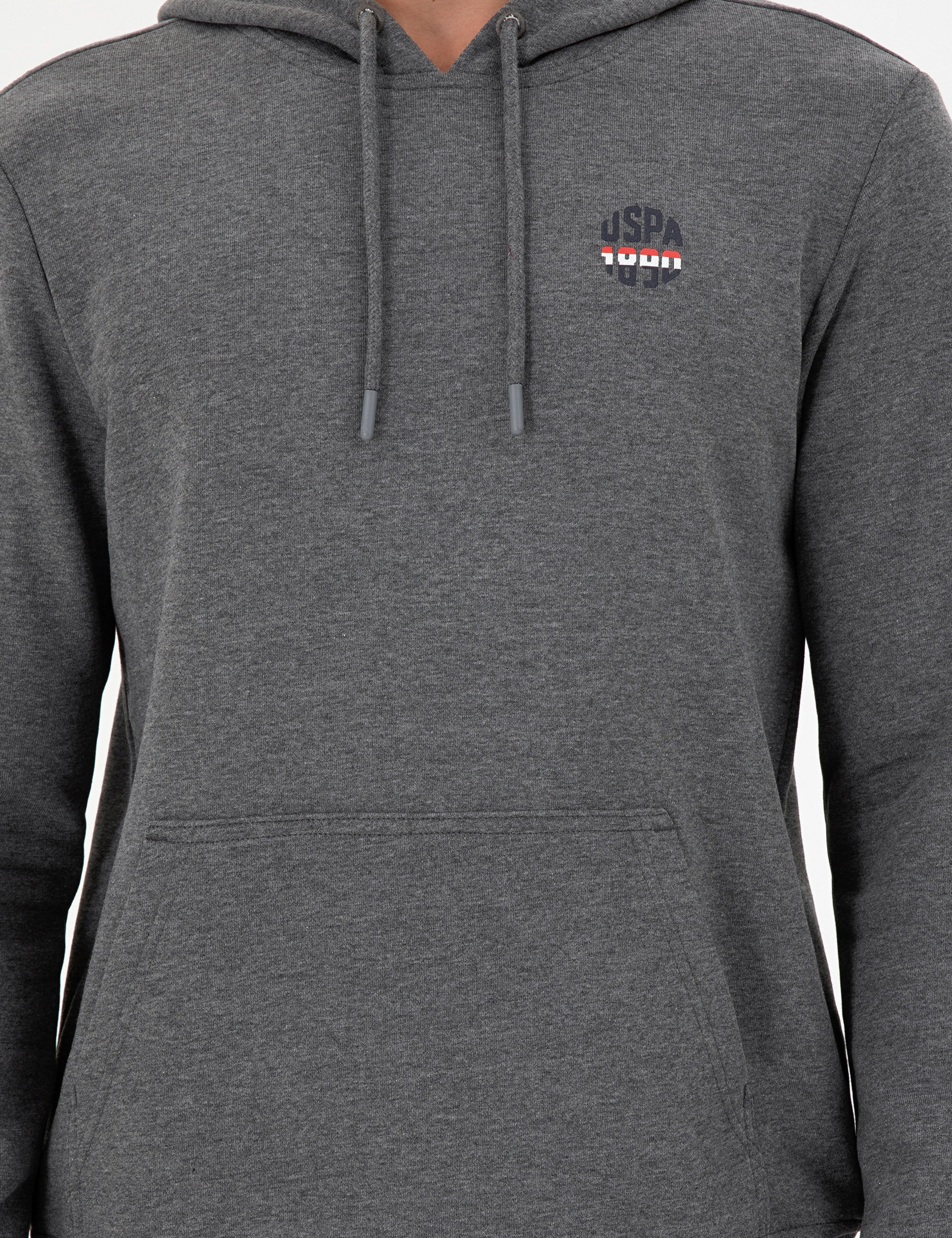 Erkek Antrasit Melanj Sweatshirt - Image 6