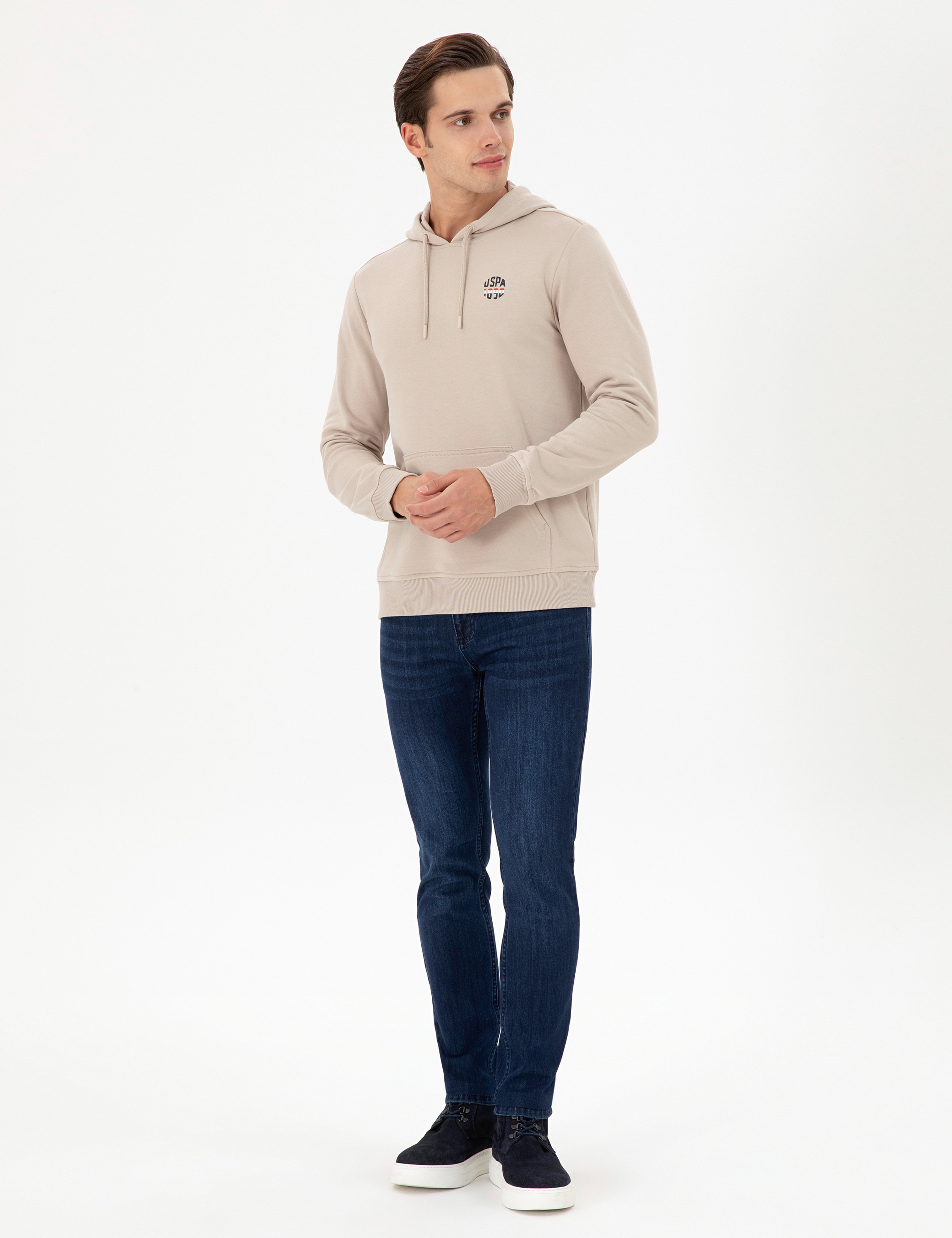 Erkek Taş Sweatshirt - Image 4