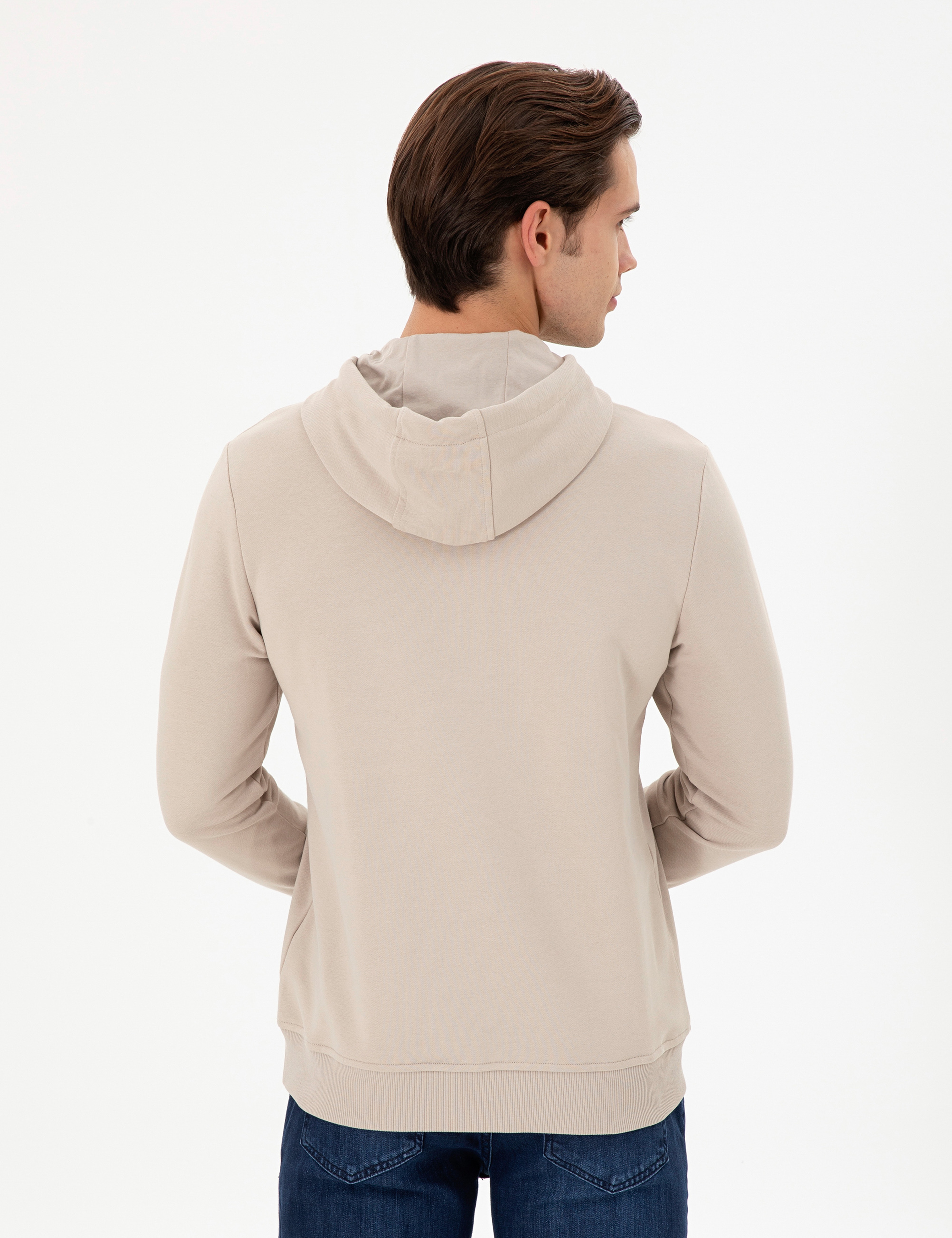 Erkek Taş Sweatshirt - Image 5
