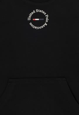 Erkek Çocuk Siyah Basic Bisiklet Yaka Sweatshirt - 50293592074