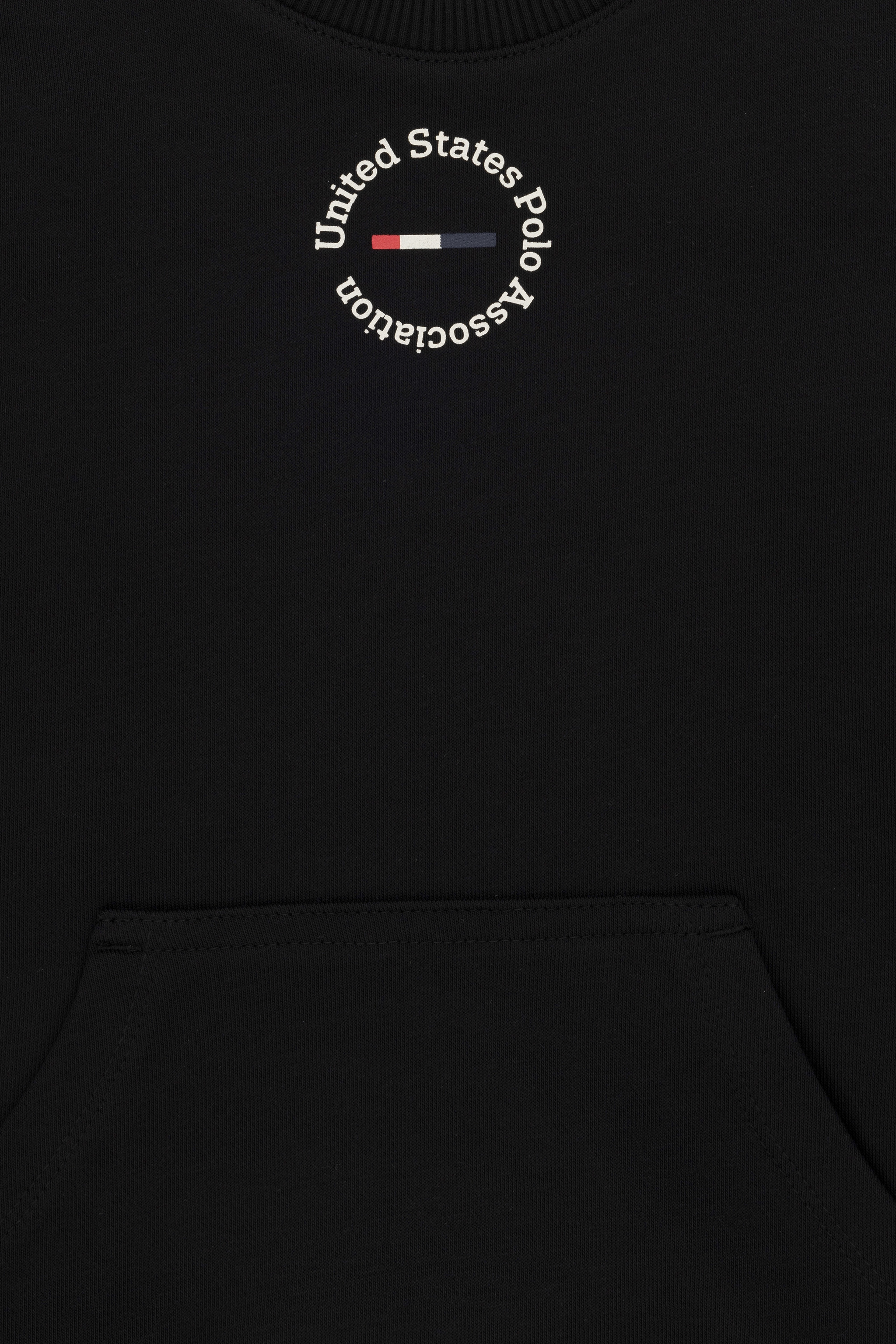 Erkek Çocuk Siyah Basic Bisiklet Yaka Sweatshirt - Image 3