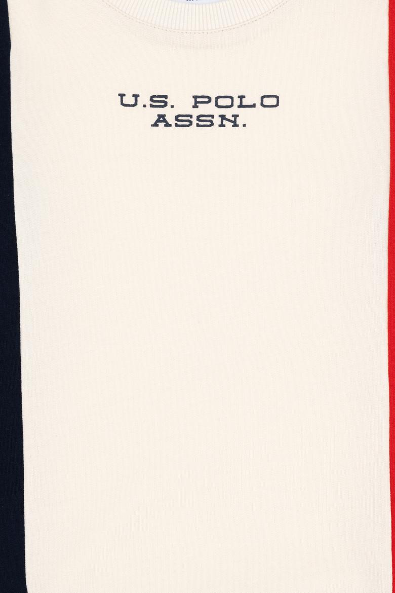 Erkek Çocuk Krem Bisiklet Yaka Sweatshirt - 50293646006